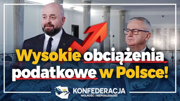 Wysokie obciążenia podatkowe w Polsce!