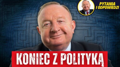 Ostatecznie zrezygnowałem z czynnego udziału w polityce