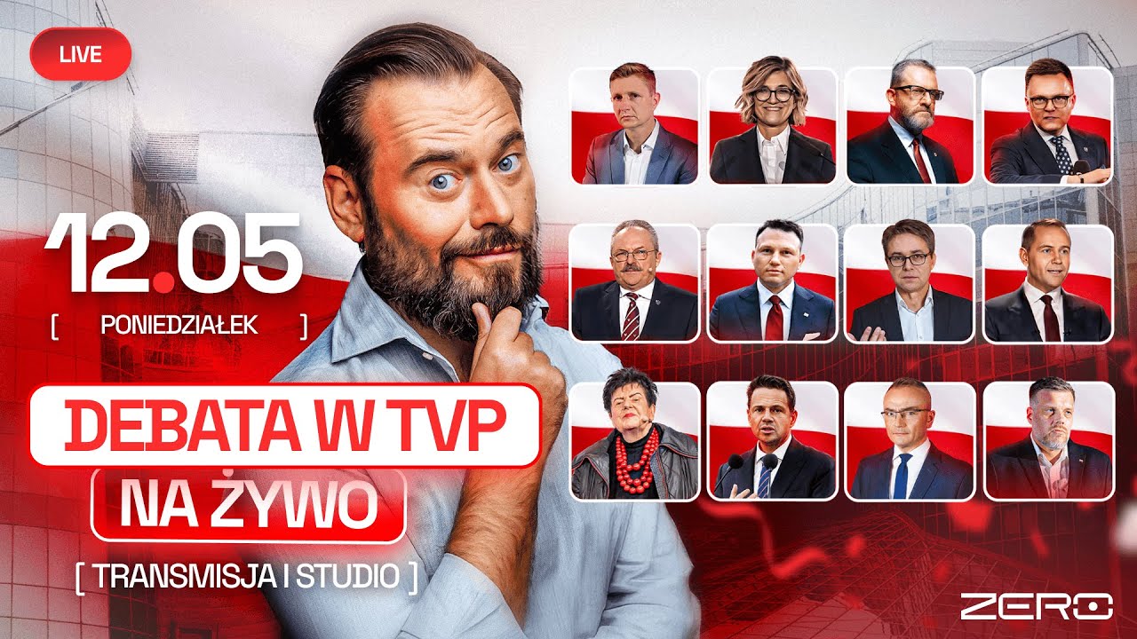 Debata kandydatów na prezydenta w TVP w likwidacji