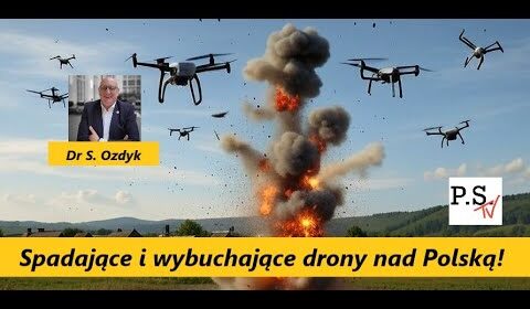Spadające i wybuchające drony nad Polską!