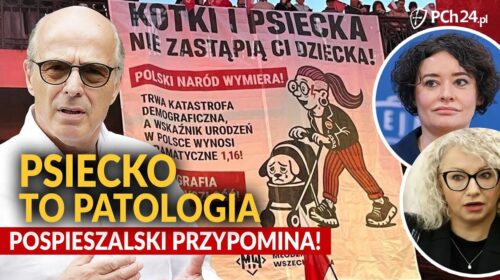 Psiecko to patologia! Pospieszalski przypomina